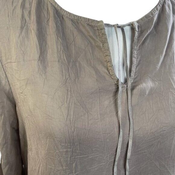 J. Jill Gray Long Sleeves Keyhole Bust Top Size XS - Picture 5 of 7